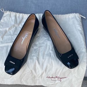Salvatore Ferragamo bow heels